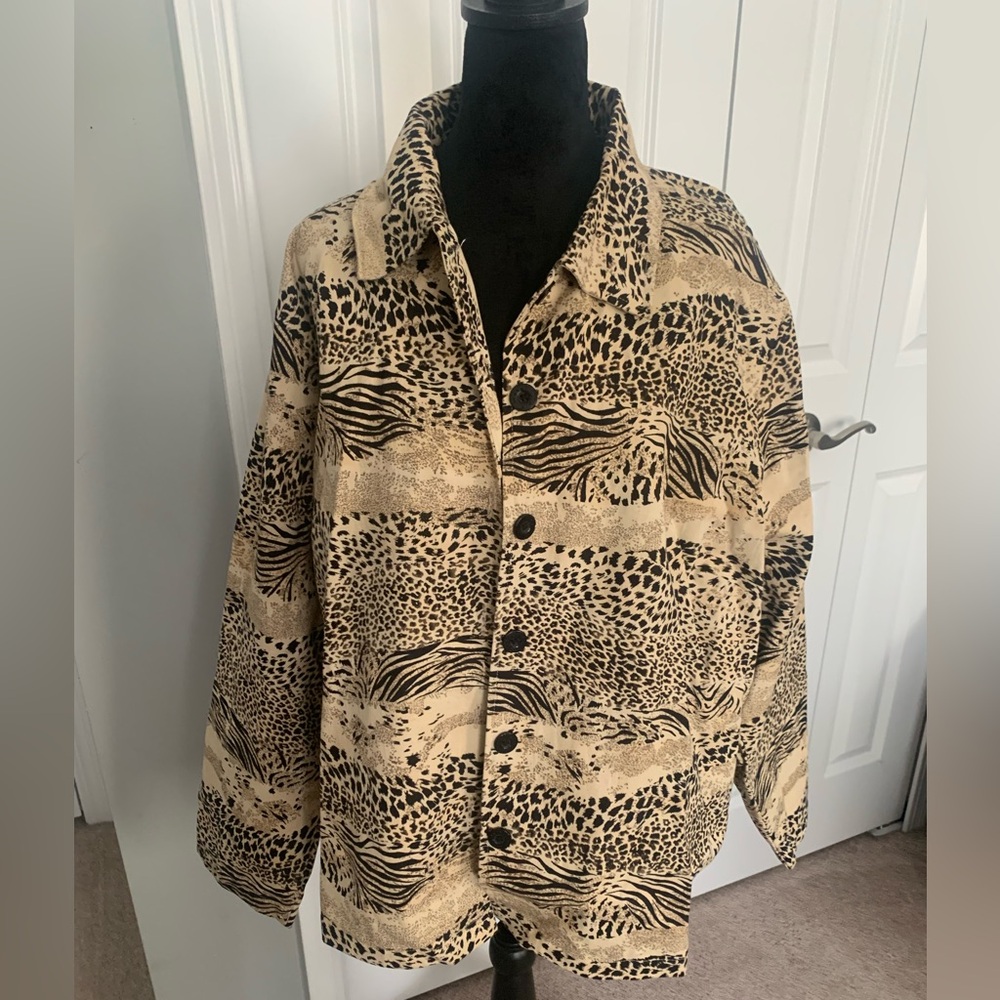 Animal-print Women’s Shacket